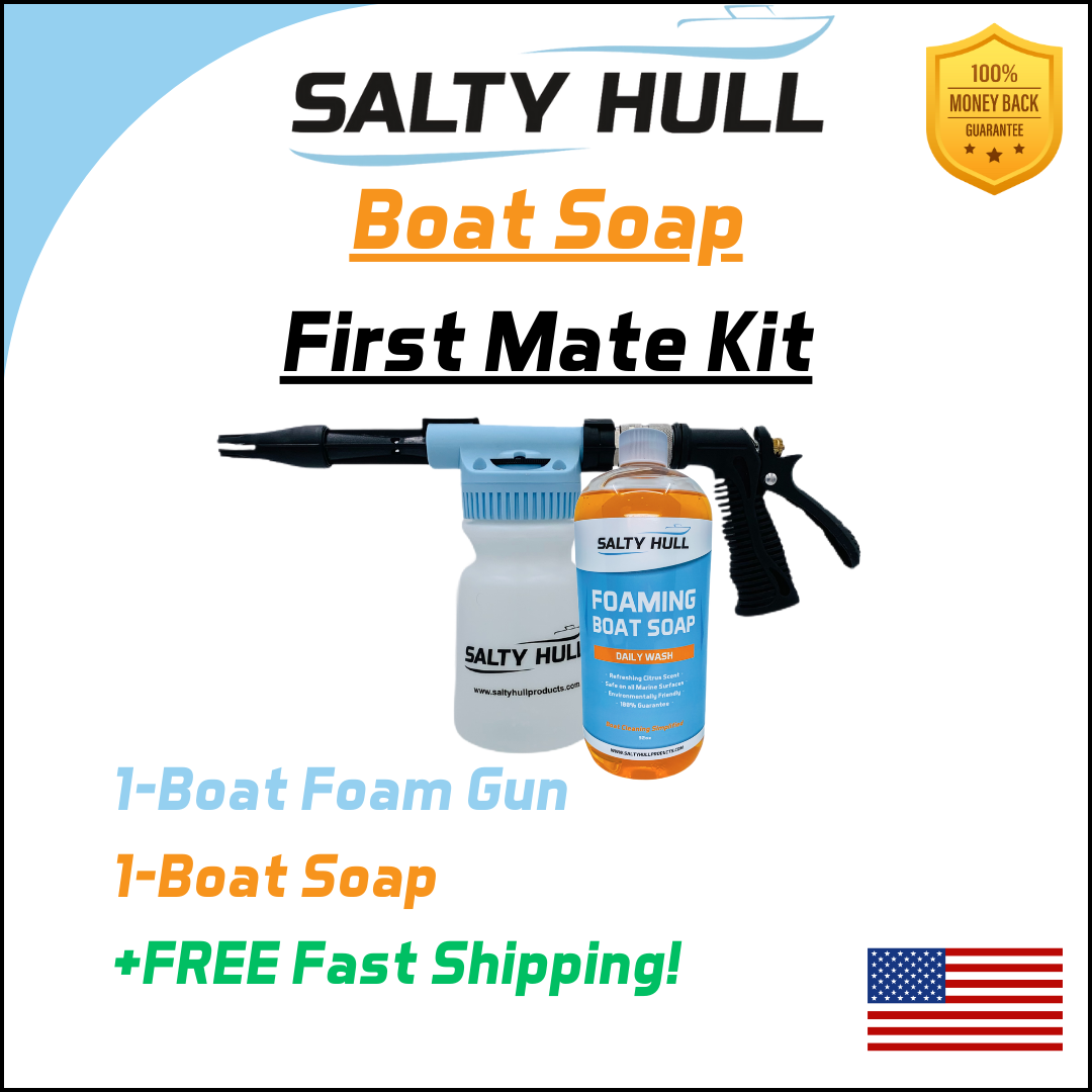 Heavy Duty Boat Cleaner  Fish Blood/Chum, Guts/Salt, Grime Wash - Salty  Hull
